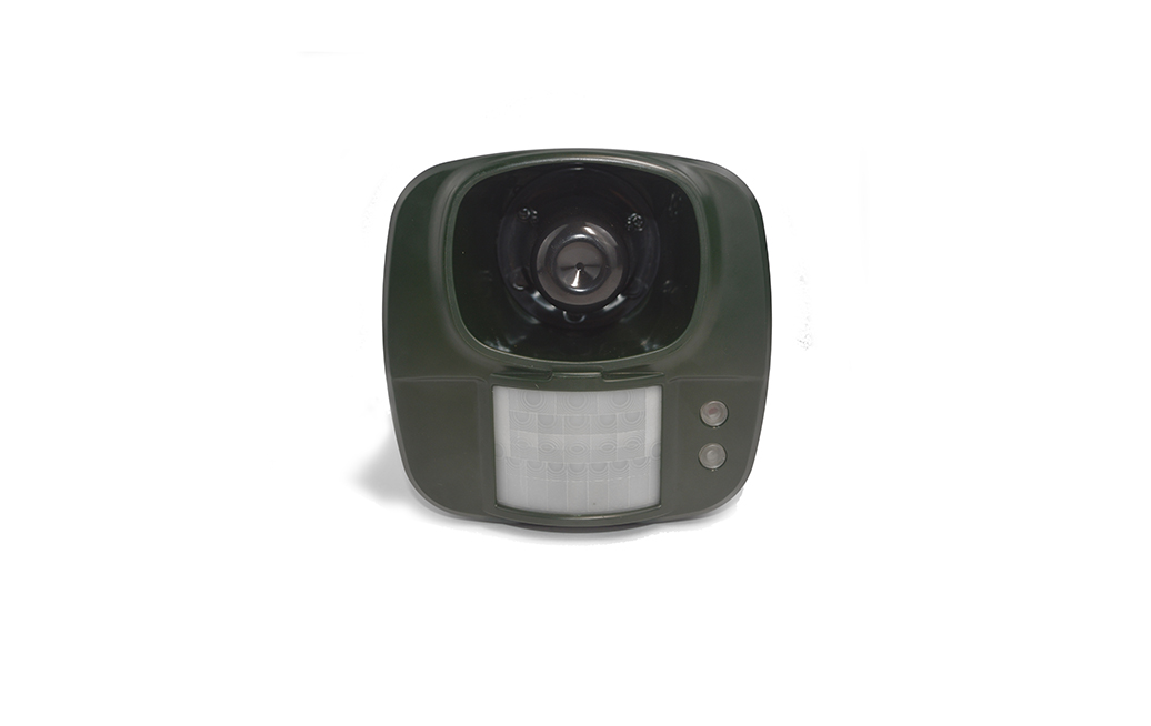 Infrared detection sound bird repeller